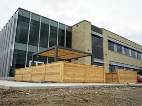 The Cowan Community Health Hub being built in Paris is expected to be completed in November.