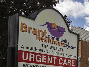 The Brant Community Healthcare System's Willett urgent care site..