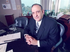 Harvey Strosberg in a file photograph from 2002. Windsor-based Strosberg Sasso Sutts LLP intends to begin a class action on behalf of people impacted by a blast that levelled two buildings and caused multiple injuries in Wheatley on Aug. 26. File photo/WIndsor Star