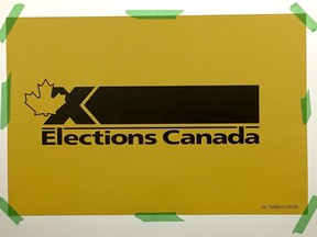 Elections Canada sign. Gord Holder photo