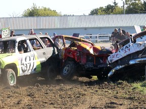 The Dresden Demolition Derby, held Saturday at the Dresden Raceway, made a successful return after being cancelled earlier this year due to the COVID-19 pandemic, said organizers with the Dresden Agricultural Society. Nearly 1,000 tickets were sold and the crowd got their money's worth with plenty of action. Ellwood Shreve/Chatham Daily News/Postmedia Network