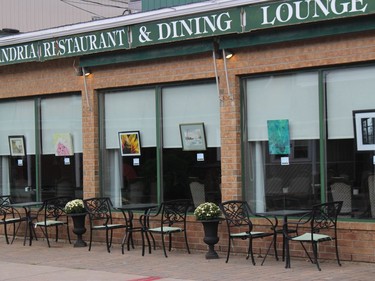 Artwork on display in the  window at Alexandria Pizzeria. Photo on Saturday, September 11, 2021, in Alexandria, Ont. Todd Hambleton/Cornwall Standard-Freeholder/Postmedia Network