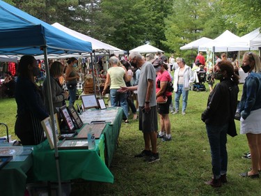 A picturesque setting Saturday for the W3G Pop Up Market. Photo on Saturday, September 11, 2021, in Long Sault, Ont. Todd Hambleton/Cornwall Standard-Freeholder/Postmedia Network