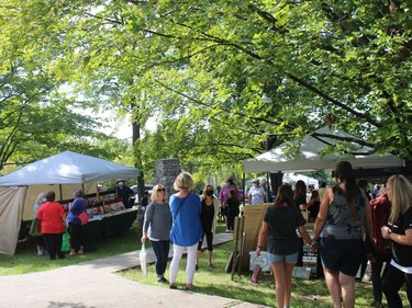 A picturesque setting Saturday for the W3G Pop Up Market. Photo on Saturday, September 11, 2021, in Long Sault, Ont. Todd Hambleton/Cornwall Standard-Freeholder/Postmedia Network