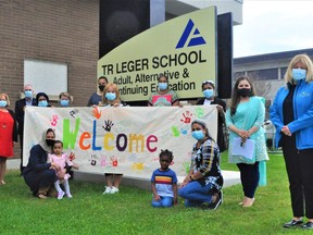 TR Leger Immigrant Services (TRLIS) hosted a small celebration of Welcoming Week, in collaboration with students from both its Language Instruction for Newcomers to Canada program and its English as a Second Language program. Photo taken on Friday September 17, 2021 in Cornwall, Ont. Francis Racine/Cornwall Standard-Freeholder/Postmedia Network