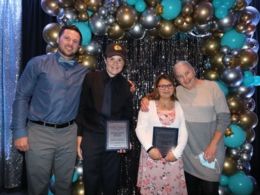 With little brother of the year Dante Lemoyre and little sister of the year Tayla Coleman are "bigs" Thor Grant and Mary McQuillan.Handout/Cornwall Standard-Freeholder/Postmedia Network
