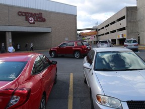 The east entrance and parking area at Cornwall Square. Photo on Thursday, September 30, 2021, in Cornwall, Ont. Todd Hambleton/Cornwall Standard-Freeholder/Postmedia Network