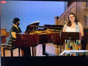 Musical entertainment was provided by Liz Coates and Christina Edwards. Hannah MacLeod/Kincardine News