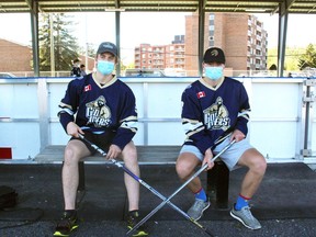 Englehart's Ian and Alex McDonald are excited to be playing together for the Kirkland Lake Gold Miners.