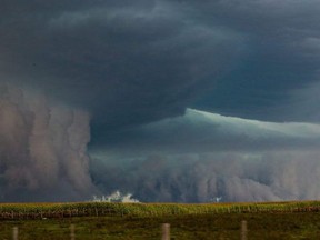 Images of a wild storm brewing over Lake Huron Sept. 7, 2021, were commonplace, warning of a suspected tornado that struck in Grey-Bruce in the late afternoon.