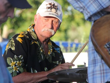 Biill Pinkerton was on drums for the Mel Gardner Tribute Night held on Sep. 1. Pinkerton played in Mel's bands for five decades.