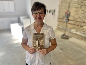 Peggy Coffey’s one-woman show at Gallery Stratford was inspired by a 21-year-old book from the Women’s Institute of Ontario.