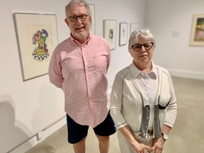 Keith and Martha Courtney won the opportunity to curate their own Gallery Stratford exhibition, which is on display until Oct. 11.