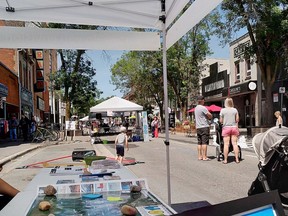 Pop-up information booths were held across town, including on Queen Street, to gauge views and ideas about what Sault Ste. Marie should strive to be in the future.  PHOTO PROVIDED