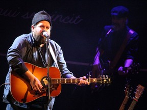 Sarnia's Donovan Woods is shown in this file photo playing in his hometown at the Imperial Theatre.