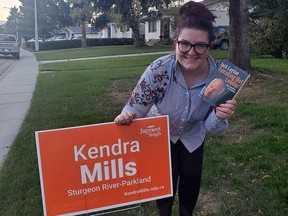 NDP candidate for Sturgeon River-Parkland, Kendra Mills, lead the party to an historic, best ever result in the riding, on Sept. 20.
