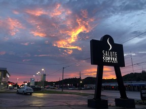 Tania Renelli and Stephanie Grabish own the Salute Coffee Company, which has two locations in Sudbury -- their flagship store at 2195 Armstrong St., and 1137 The Kingsway (pictured), in the building formerly occupied by Deluxe.