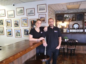 Anastasia and Gus Bountouris, of Herc's Greek Eatery at 875 Notre Dame Ave. in Sudbury, Ont. John Lappa/Sudbury Star/Postmedia Network