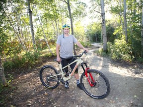 Dave Tindall is a member of the Walden Mountain Bike Club. The group ride, maintain and upgrade the trail system in Naughton.