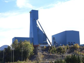 Thirty-nine employees at Vale's Totten Mine in Greater Sudbury are safe and back on the surface following an incident in the shaft on Sunday. John Lappa/Sudbury Star/Postmedia Network