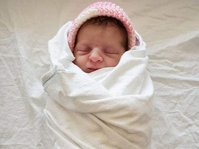 A girl, Eleanor, 6 lbs 10 oz, was born to Scott Ropp and Callie Gross of Lively, on July 16.