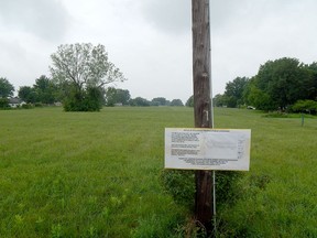 A photo of the land of the proposed 61-lot subdivision in Courtright.File photo/Postmedia Network
