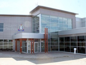 Timmins Police Service headquarters on Spruce Street South. 

The Daily Press file photo