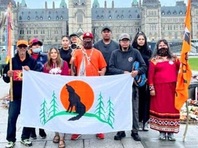 A group, led by a Timmins resident Junior (Gordon) Hookimaw, reached Ottawa on Aug. 29.

Supplied