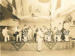Al Pierini and the Vagabond Kings were a popular orchestra in Timmins; this photo from 1932 shows the group performing at the Riverside Pavilion. Pierini opened Club Hollywood in 1935. 

Supplied/Timmins Museum