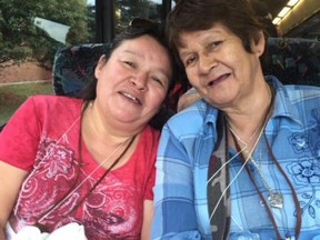 Charlene Echum, left, and her mother Lucy Archibald have been active supporters in the healing of residential school survivors. Archibald, herself, is a survivor of the residential school system.

Supplied