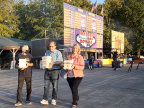 The Tillsonburg Thunder's 7th annual Ribfest on the weekend was a take-out style event. (Chris Abbott/Norfolk and Tillsonburg News)