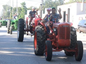 Antique tractors were prominent in the Rodney-Aldborough fair's parade in 2018. File photo/The Chronicle