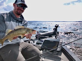 The drop-shot technique is very effective for walleye and smallmouth bass on waters across Sunset Country.