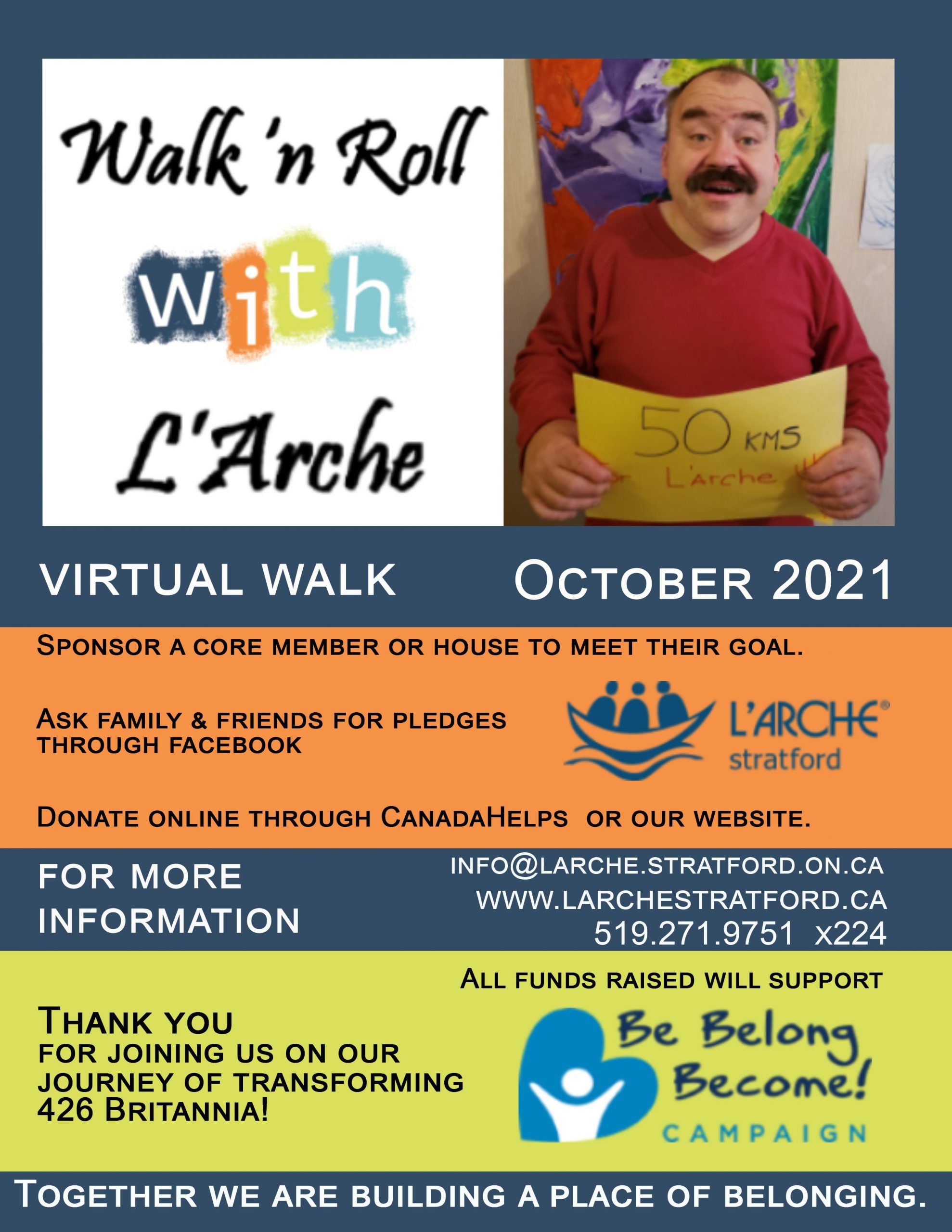 L Arche Stratford s virtual Walk n Roll fundraiser on now The