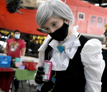 Cara Siklosi as Franziska von Karma from Ace Attorney, at Steel City NerdCon at Canadian Bushplane Heritage Centre on Saturday, Oct. 2, 2021 in Sault Ste. Marie, Ont. (BRIAN KELLY/THE SAULT STAR/POSTMEDIA NETWORK)