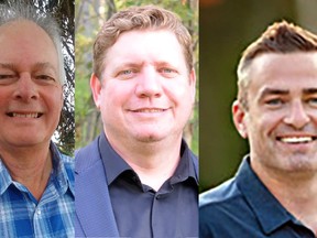 In Division 4 (Whitecourt East, southeast of town), the candidates are Roland Thompson, Colby Wells and Jeremy Wilhelm.