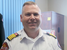 Jamie Wilkinson, Wetaskiwin's Fire Chief and Safety Codes Officer