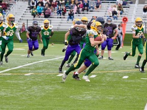 The Sherwood Park Rams started strong with a 62-0 victory over Fort McMurray, but have lost their last two contests. Photo Supplied
