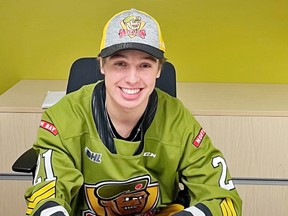 Chase MacQueen-Spence has signed a standard player's agreement with the North Bay Battalion. Submitted Photo