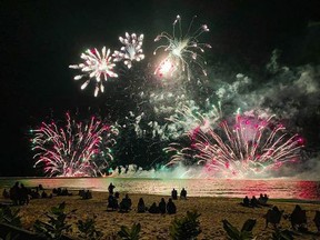 A twice postponed fireworks show finally took place on Saturday, October 2. Many who watched the show commented that it was the best fireworks display that they have ever seen in Kincardine. Neelma Gul photo