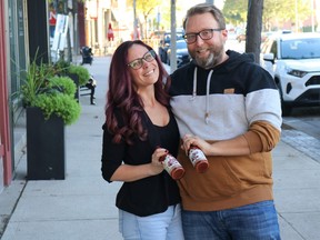 Top Shelf Canada’s Adina Melanson and Josh Lines.
Carl Hnatyshyn/Sarnia This Week