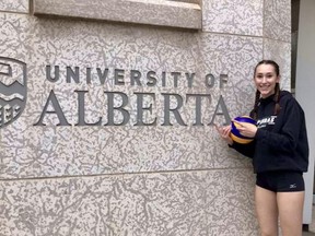 Allie Moore will become a third generation U of A student next season when she joins the Pandas college squad after her final year with the Sal Sabres. Photo Supplied