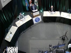 Candidates from Wards 5, 6 and 7 participated in a election forum hosted by the Sherwood Park and District Chamber of Commerce on Thursday, Oct. 7. Photo via Zoom livestream