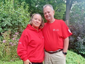 Jean Guy Belzile and his wife, Erin. Belzile, who was diagnosed with multiple myeloma, and his team have raised more than $14,000 for Myeloma Canada. Nugget File Photo