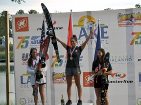 Jaimee Bull of North Bay has taken the top position in the womens Water Ski Pro Tour standings for 2021.
Submitted Photo