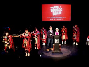 Two years may have passed, but Harold Hill has been waiting in the wings for his chance to bring 76 trombones to River City and sweep Marian the Librarian off her feet in the Thousand Islands Playhouse’s production of the “Music Man”. Eight great shows will be coming to Thousand Island Playhouse in 2022 and tickets are available for full capacity crowds.  Lorraine Payette/For Postmedia Network