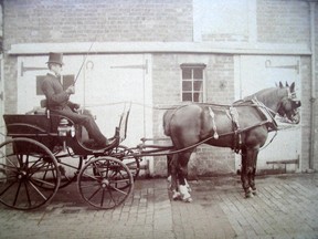 My Grandpa Wright at work. (Les Green)