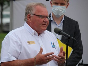 Bill Weber, mayor of Lambton Shores, is shown in this file photo.