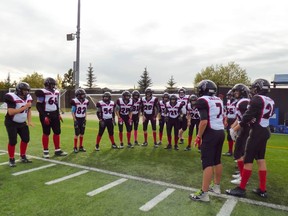 The Fort Saskatchewan Bantam Falcons. Photo supplied.