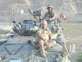 Kevin England (front) spent six months in Afghanistan in 2004-05 with the Canadian Armed Forces. (Kevin England)